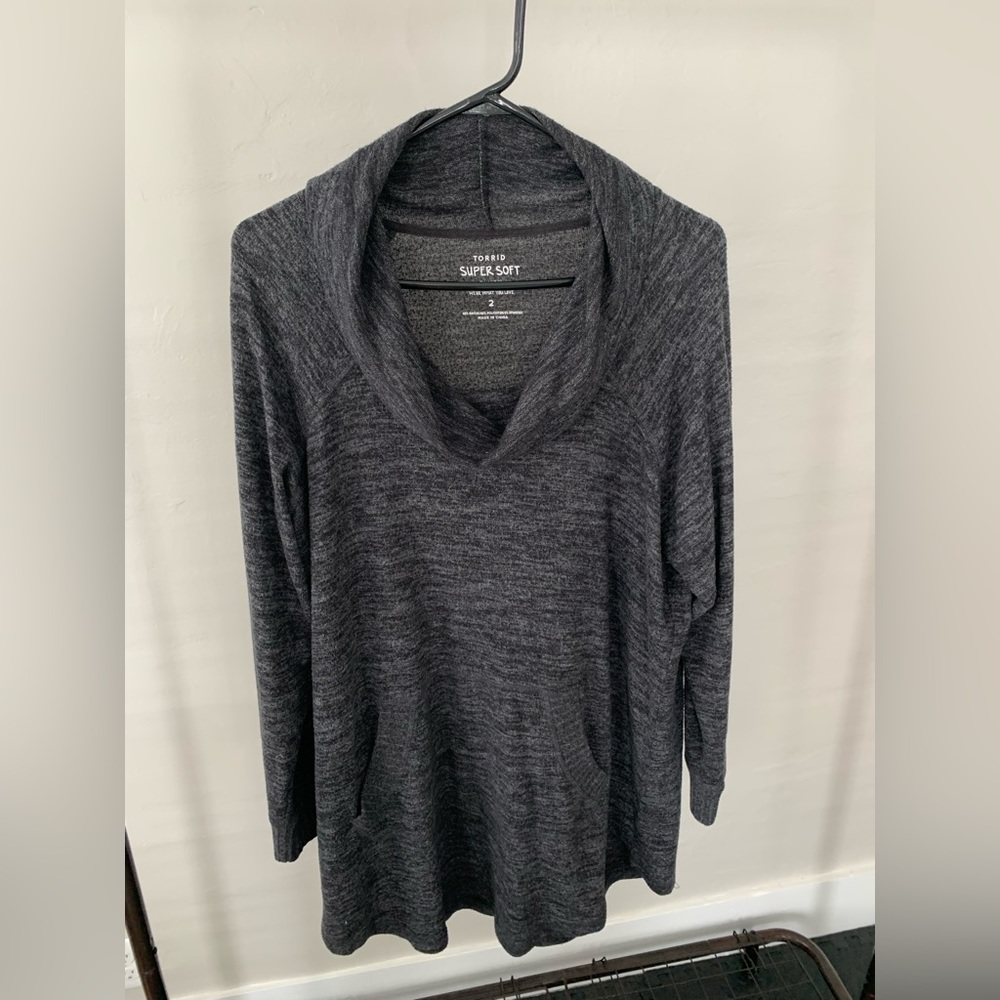 Plus Size Torrid Super Soft Cowl Neck Sweater